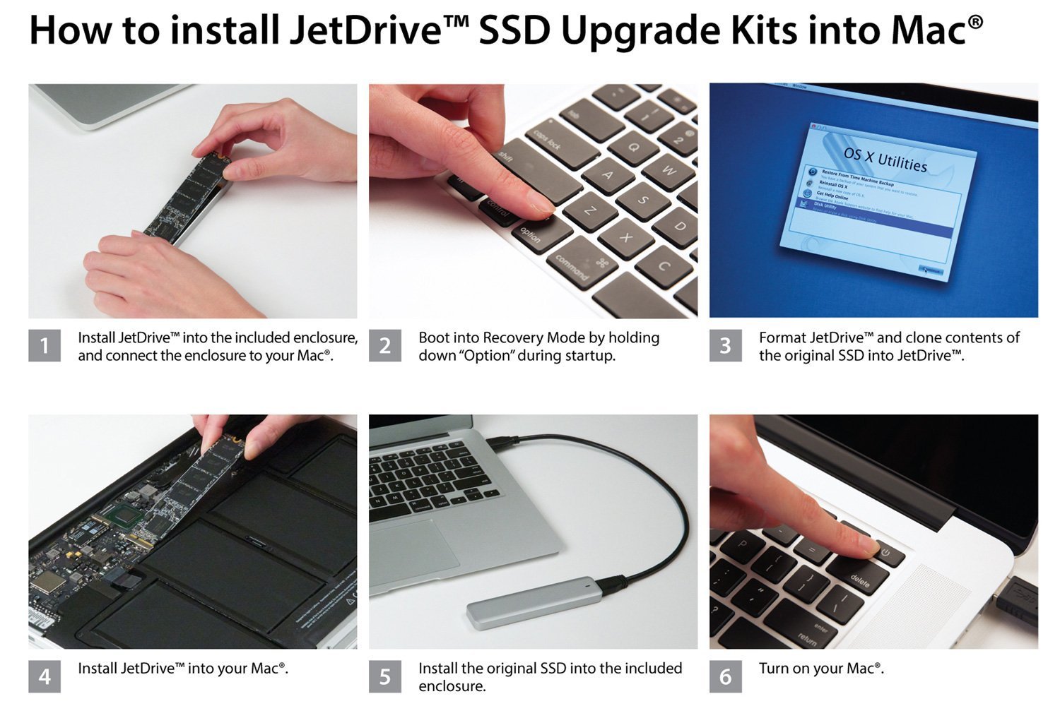PC周辺機器 Transcend - JetDrive 500 Transcend JetDrive™ 500/520/720